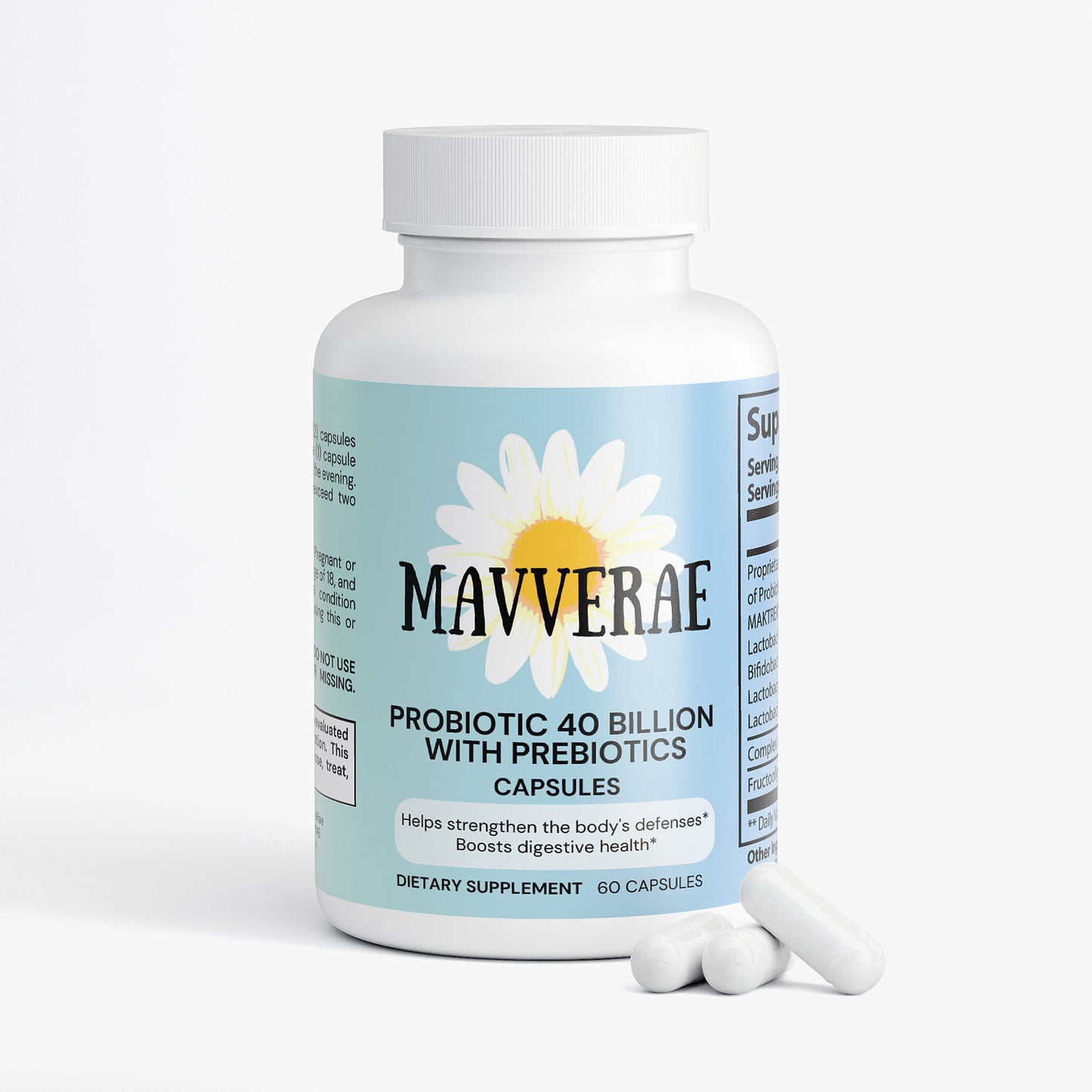 Probiotic 40 Billion with Prebiotics