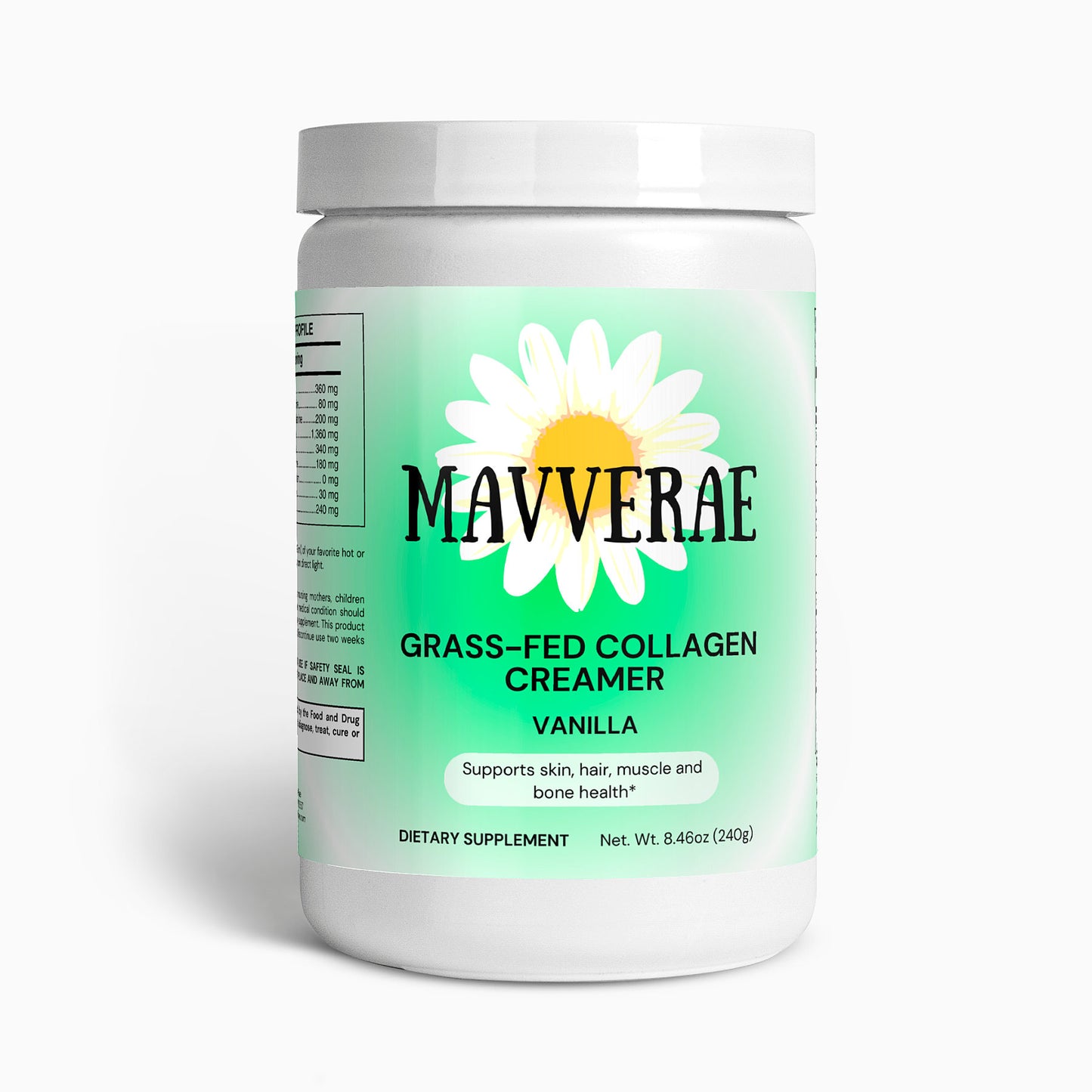 Grass-Fed Collagen Creamer (Vanilla)