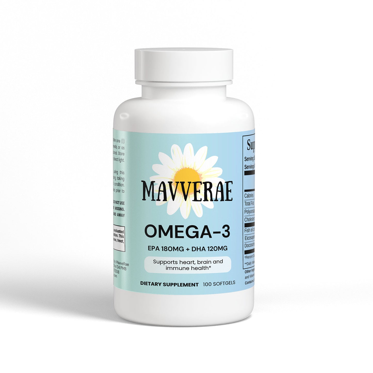 Omega-3 EPA 180mg + DHA 120mg