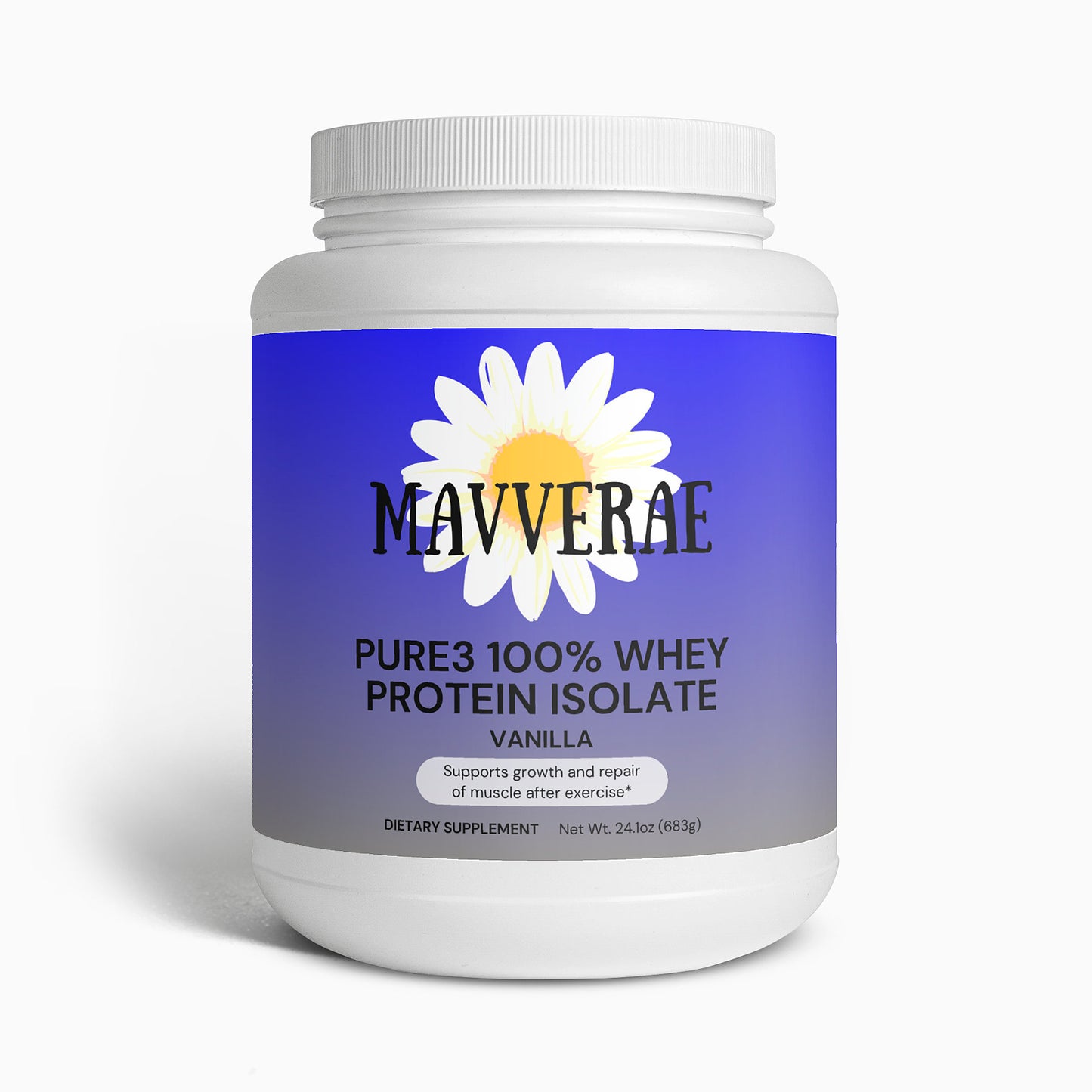 Pure3 100% Whey Protein Isolate (Vanilla)