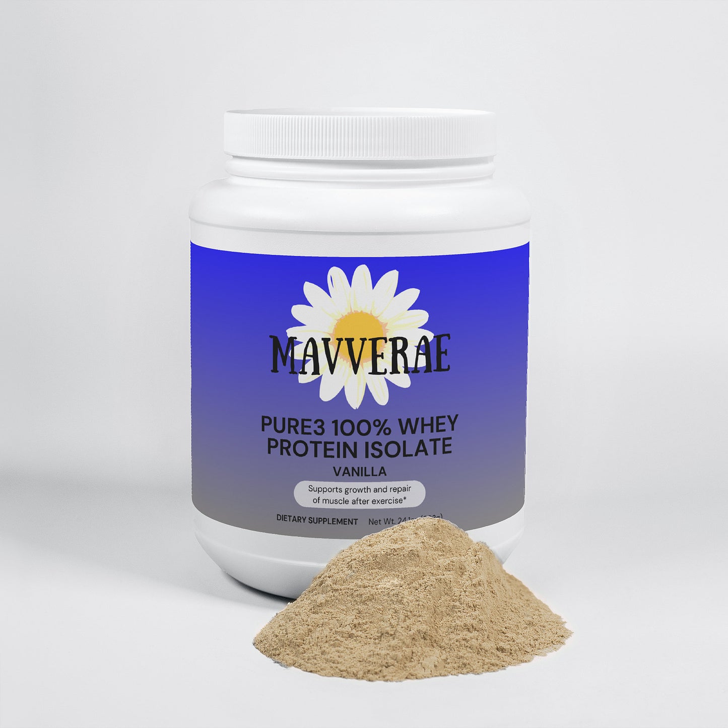 Pure3 100% Whey Protein Isolate (Vanilla)